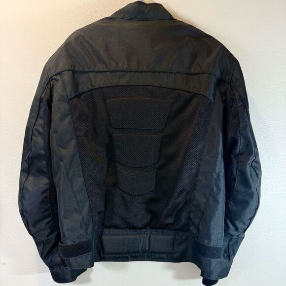 Xelement Advanced Motorcycle Gear Black Jacket Nylon Mesh Padded & Zipout Liner - Picture 7 of 16